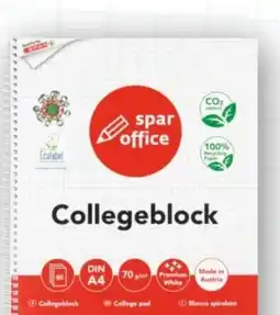 Interspar Spar Office Collegeblock Angebot