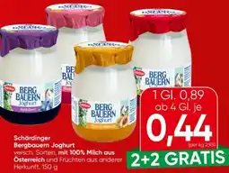 Spar Schärdinger Bergbauern Joghurt Angebot