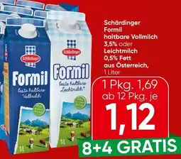 Spar Schärdinger Formil H-Vollmilch Angebot