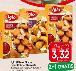 Spar Iglo Hühner Sticks Angebot