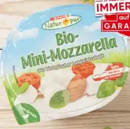 Eurospar Spar Natur pur Bio-Mini-Mozzarella Angebot