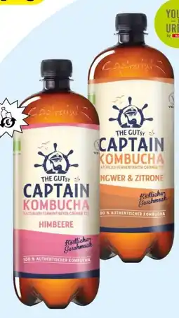 Eurospar The Gutsy Captain Kombucha Bio-Tee Himbeere Angebot