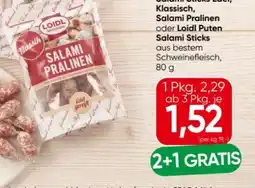 Eurospar Loidl Edel Salami Sticks Angebot