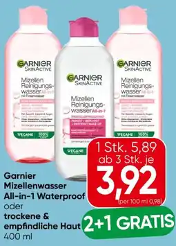 Eurospar Garnier Mizellen Reinigungswasser Angebot