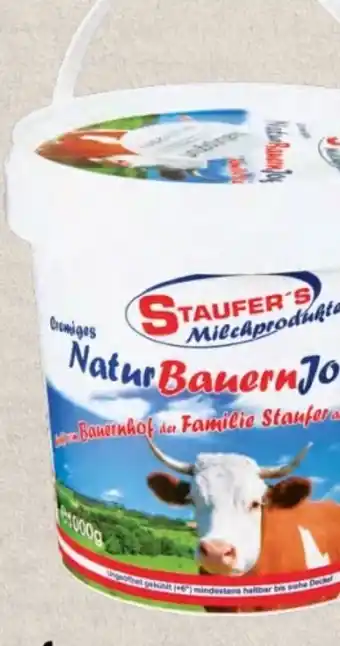 Spar Staufer’s Natur Bauernjoghurt Angebot