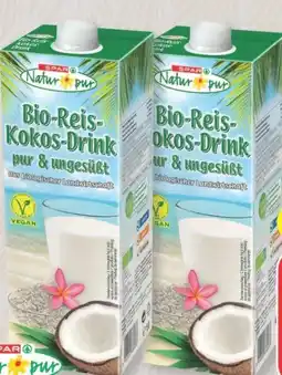 SPAR Gourmet Spar Natur pur Bio-Reis-Kokosdrink Angebot
