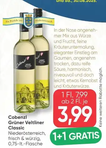 SPAR Gourmet Weingut Cobenzl Grüner Veltliner Angebot