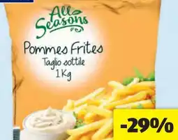 Hofer All Seasons Pommes Frites Angebot
