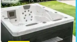 Hofer Home Deluxe Outdoor Whirlpool White Marble Angebot