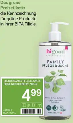 Bipa Bi good family pflegedusche birke & heidelbeere Angebot
