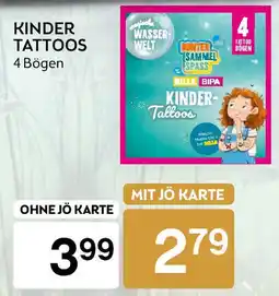 Bipa Kinder Tattoos Angebot