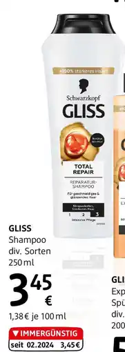 dm GLISS Shampoo div. Sorten Angebot