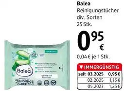 dm Balea Reinigungstücher div. Sorten 25 Stk. Angebot