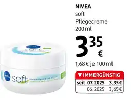 dm NIVEA soft Pflegecreme Angebot