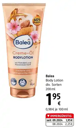dm Balea Body Lotion div. Sorten Angebot