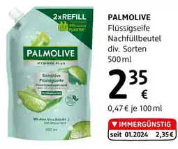 dm PALMOLIVE Flüssigseife Nachfüllbeutel div. Sorten Angebot