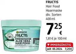 dm FRUCTIS Hair Food Haarmaske div. Sorten Angebot