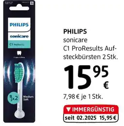 dm PHILIPS sonicare C1 ProResults Aufsteckbürsten Angebot