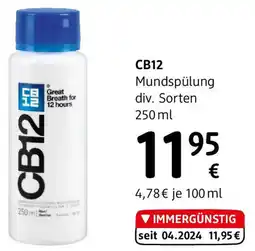 dm CB12 Mundspülung div. Sorten Angebot
