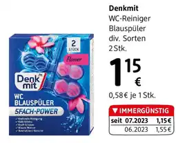 dm Denkmit WC-Reiniger Blauspüler div. Sorten Angebot