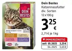 dm Dein Bestes Katzennassfutter div. Sorten Angebot
