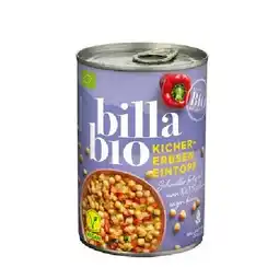Billa Bio-Kichererbsen od. -Linseneintopf BILLA Angebot