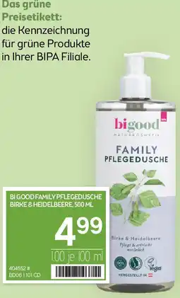 Bipa Family Pflegedusche Birke & Heidelbeere Angebot