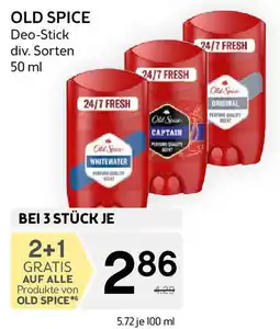 Bipa OLD SPICE Deo-Stick div. Sorten Angebot