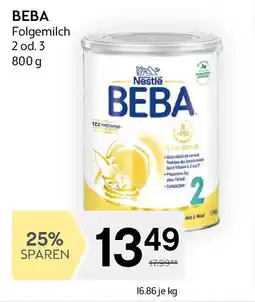 Bipa BEBA Folgemilch Angebot