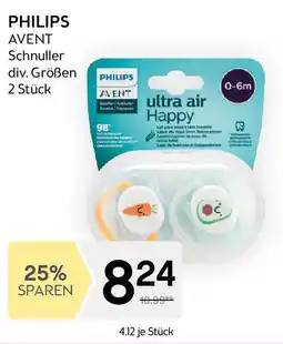 Bipa PHILIPS AVENT Schnuller div. Größen Angebot