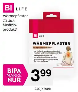 Bipa Wärmepflaster 2 Stück Medizinprodukt Angebot