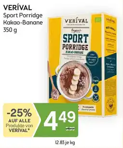 Bipa VERÍVAL Sport Porridge Kakao Banane Angebot