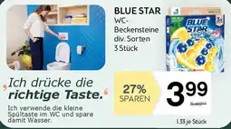 Bipa BLUE STAR WC- Beckensteine div. Sorten 3 Stück Angebot