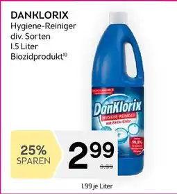 Bipa Danklorix Hygiene Reiniger div. Sorten Angebot