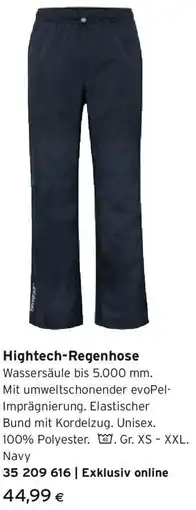Tchibo Eduscho Hightech-Regenhose Angebot
