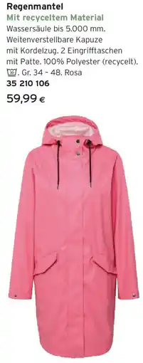 Tchibo Eduscho Regenmantel Angebot