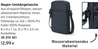 Tchibo Eduscho Regen-Umhängetasche Angebot
