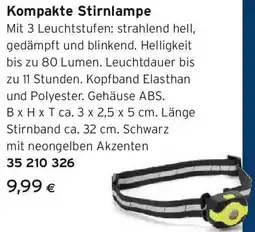 Tchibo Eduscho Kompakte Stirnlampe Angebot