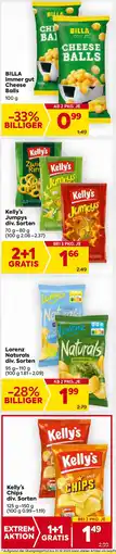 Billa Chips & Co. Angebot
