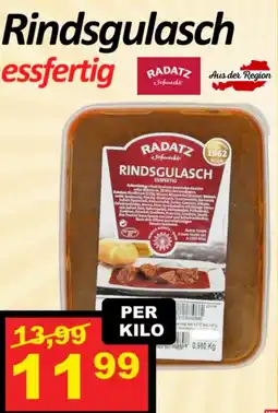 Wurstico Rindsgulasch Angebot