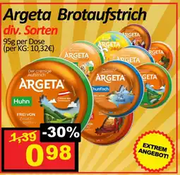 Wurstico Argeta Brotaufstrich Angebot
