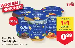 MPreis Tirol Milch Fruchtjoghurt Angebot