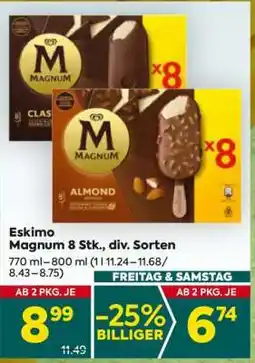 Billa Eskimo Magnum 8 Stk. div. Sorten Angebot
