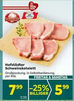 Billa Hofstädter Schweinskotelett Angebot