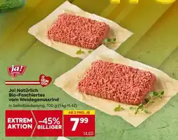 Billa Ja! Natürlich Bio-Faschiertes vom Weidegenussrind Angebot