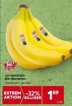 Billa Ja! Natürlich Bio-Bananen Angebot
