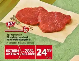Billa Ja! Natürlich Bio-Minutensteak vom Weidejungrind° Angebot