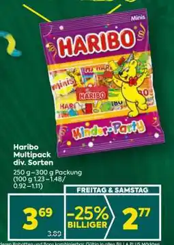 Billa Haribo Multipack div. Sorten Angebot
