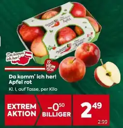 Billa Da komm’ ich her! Apfel rot Angebot