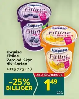 Billa Exquisa Fitline Zero od. Skyr div. Sorten Angebot